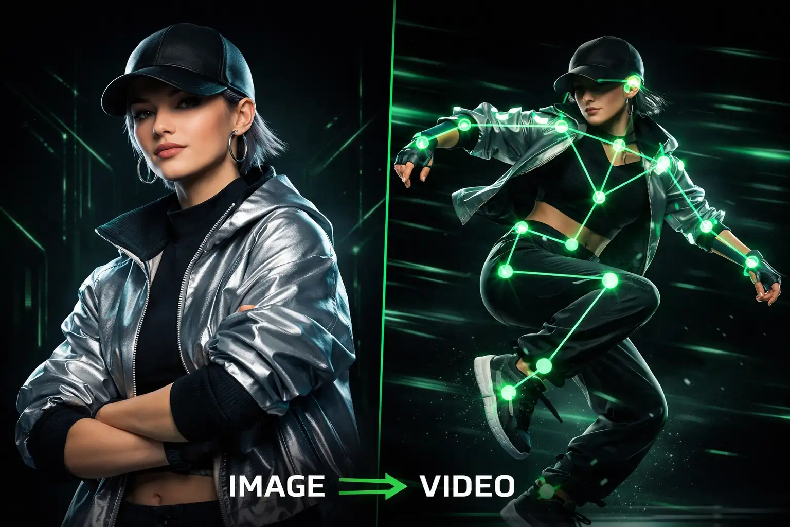 motion control ai image follows reference video movement