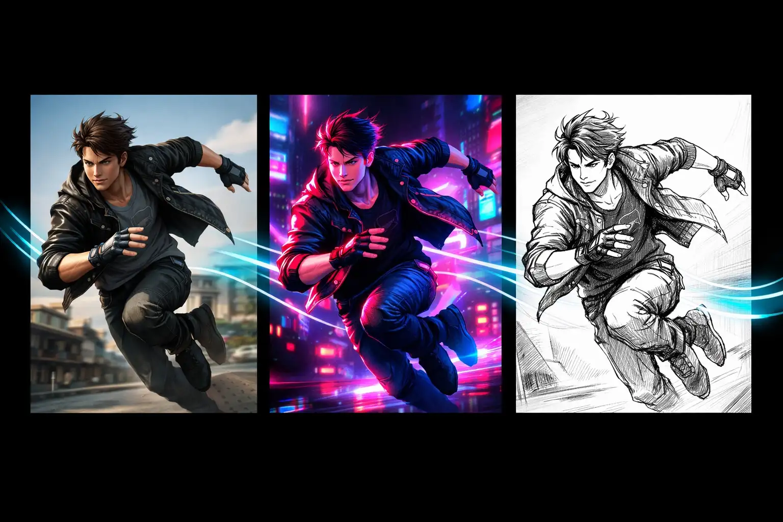 modify video color and action with motion control ai