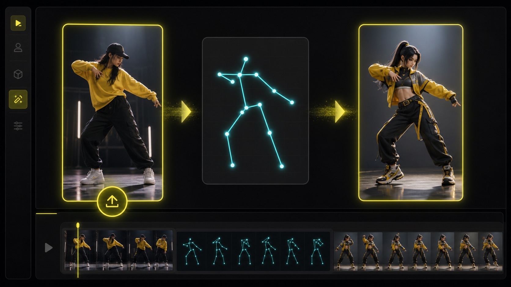 AI choreography motion